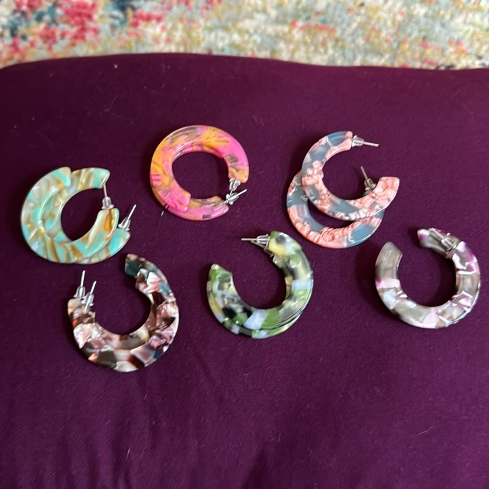 🏀🩷💛💚💙🧡💜Acrylic hoops